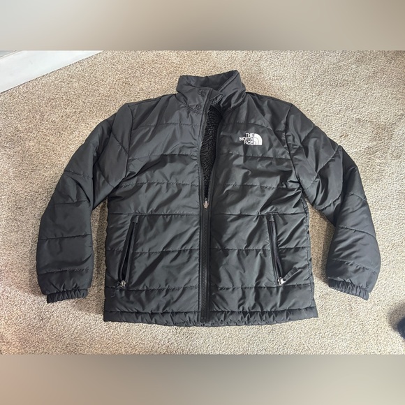 The North Face Other - North Face Boy’s Reversible Puffer Sherpa Jacket Black Boy’s Large 12